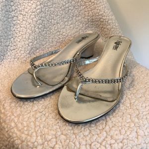 Reflections Sparkly Wedge Sandals